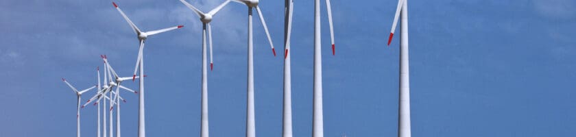 Image of onshore wind turbines in Brazil