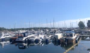 Sandhamn Marina, run by KSSS yacht club on the Baltic Sea island