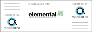 Branding block with logos of McClelland Media and Sponsor Elemental.